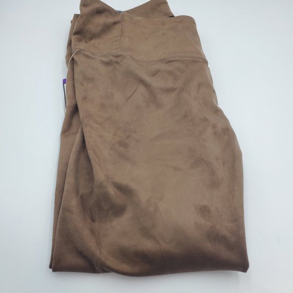 Hilary Radley Faux Suede Pants - Picture 1 of 2